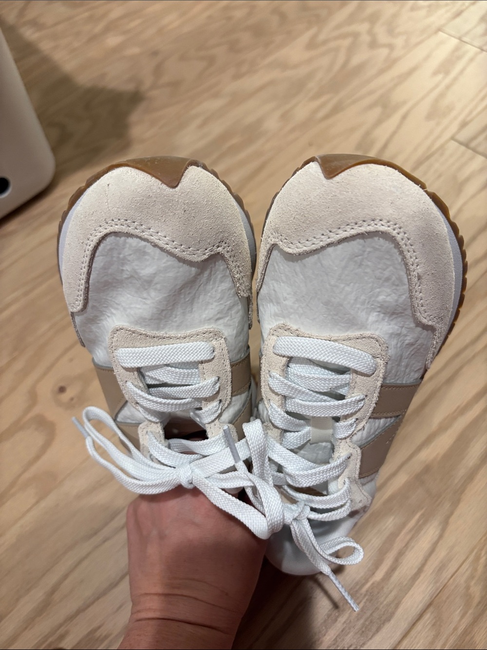 Women’s 7.5 New Balance 237 White & Cream Retro Trainer Sneakers - Picture 7 of 8